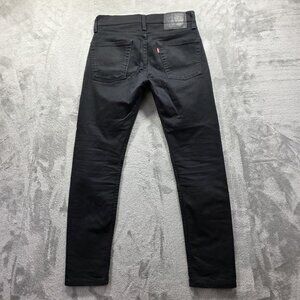 Levis 510 Jeans Mens 27x29 Black Skinny Stretch Denim Pants W27 L29 05510-4173